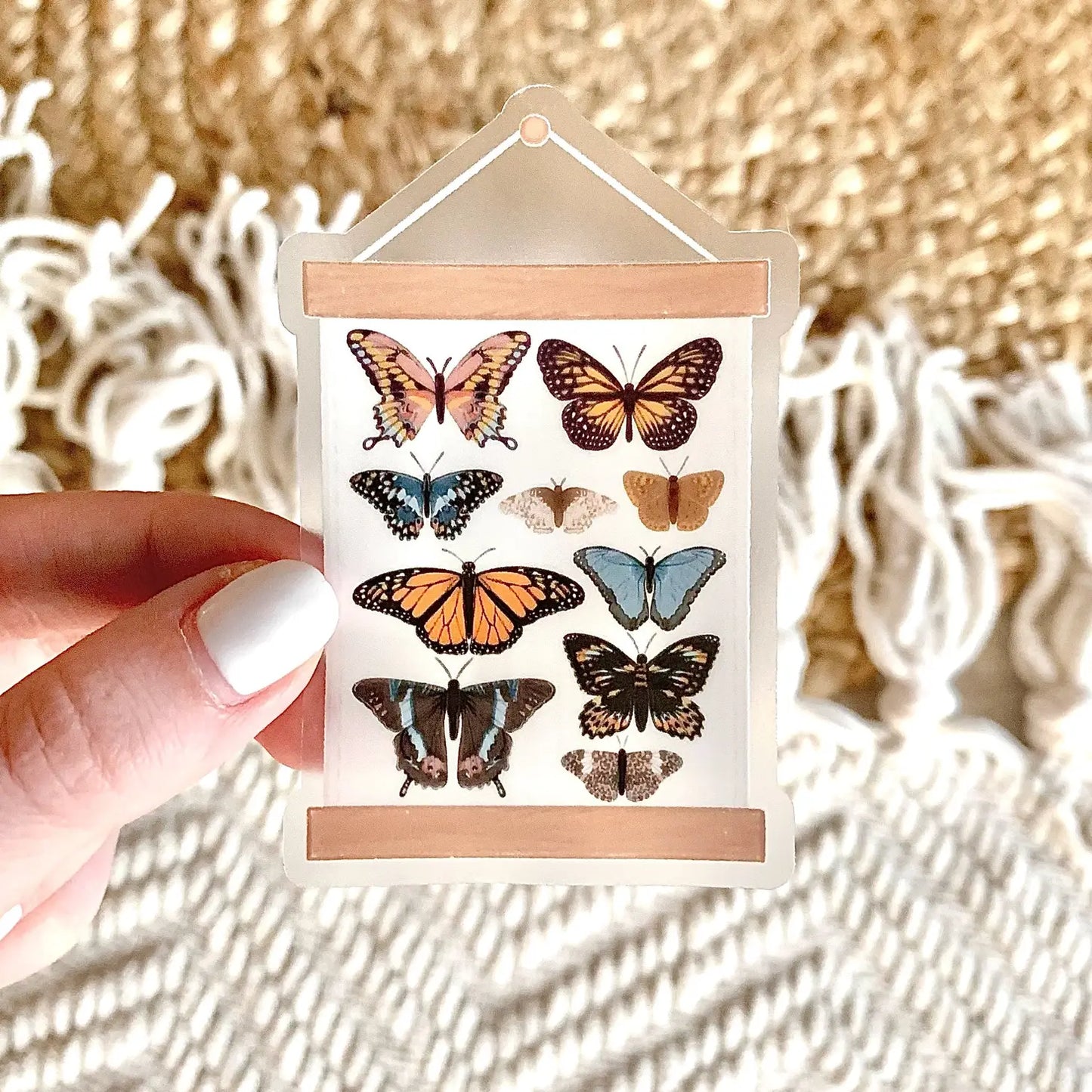 Butterfly Banner Sticker