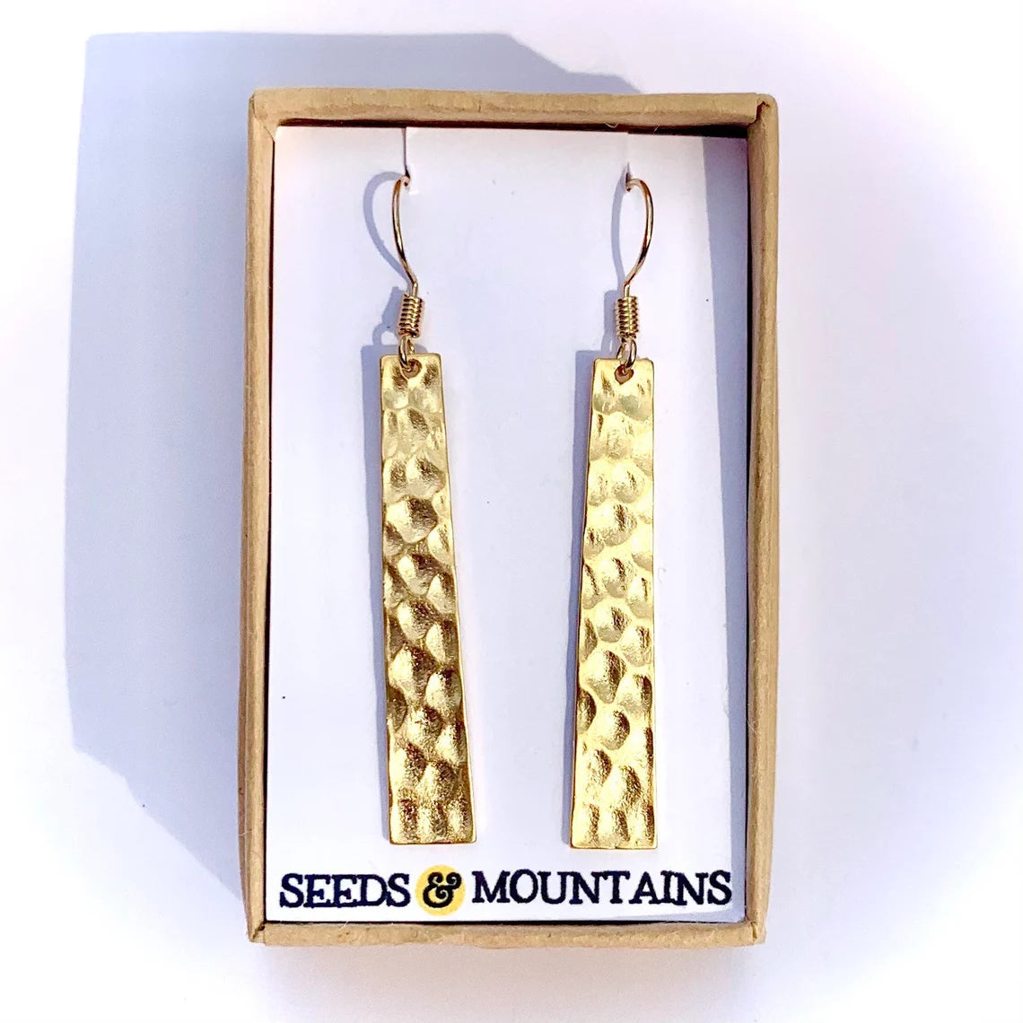 Hammered Gold Earrings