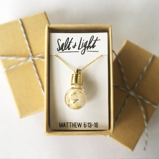 Salt + Light Necklace - Bulb